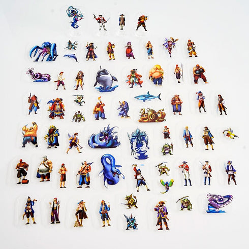 Arcknight Flat Plastic Miniatures - Fantasy Expansion Bundle + Hordes - 458 2D Minis